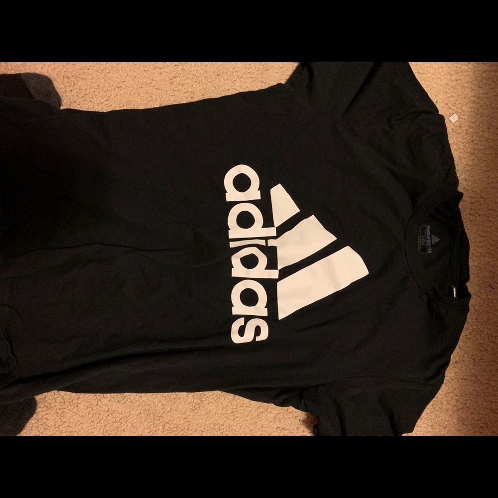 adidas logo tee